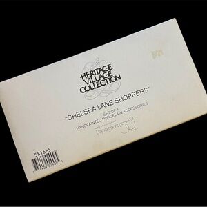 DEPT.56  - "Chelsea Lane Shoppers" - Heritage Village Collection - #58165 - EUC